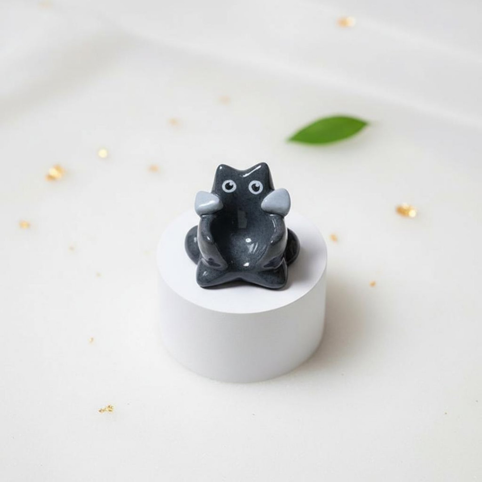Black Cat Dice Holder Distinct - Resin Art And Decor ulasan dan harga