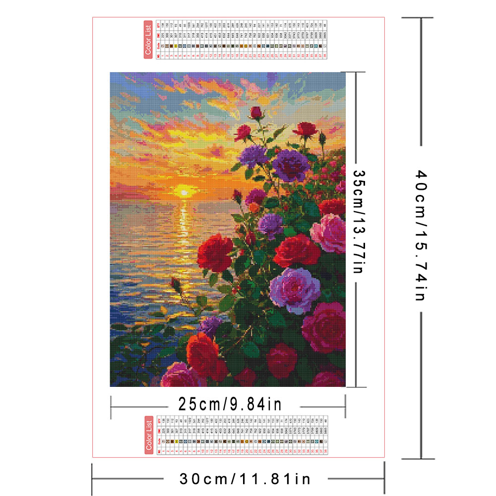 AZQSD Diamond Art Paintings Ro - Resin Art For Rose ulasan dan harga