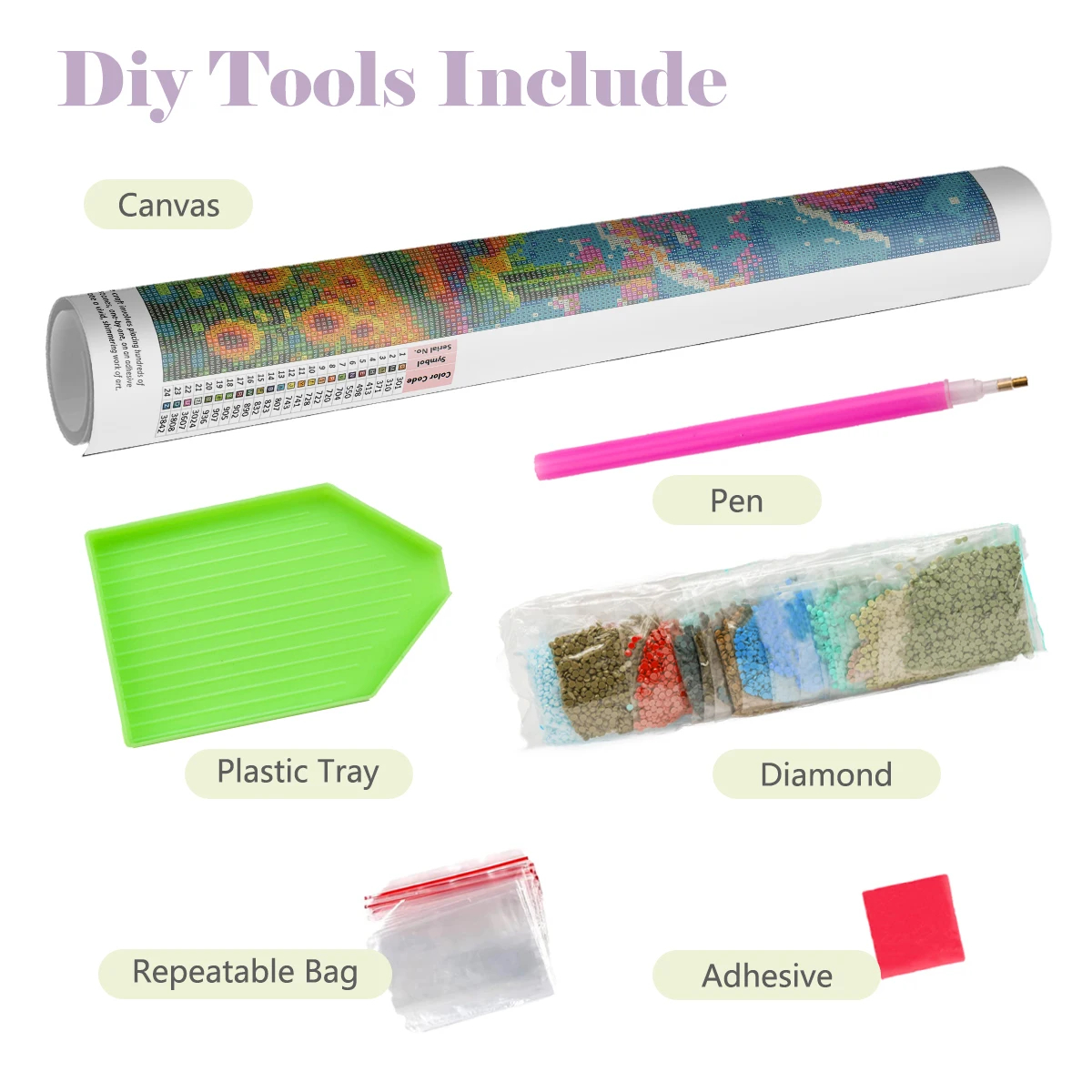 Animal Cat Moon Diamond Painti - Resin Art Kit ulasan dan harga