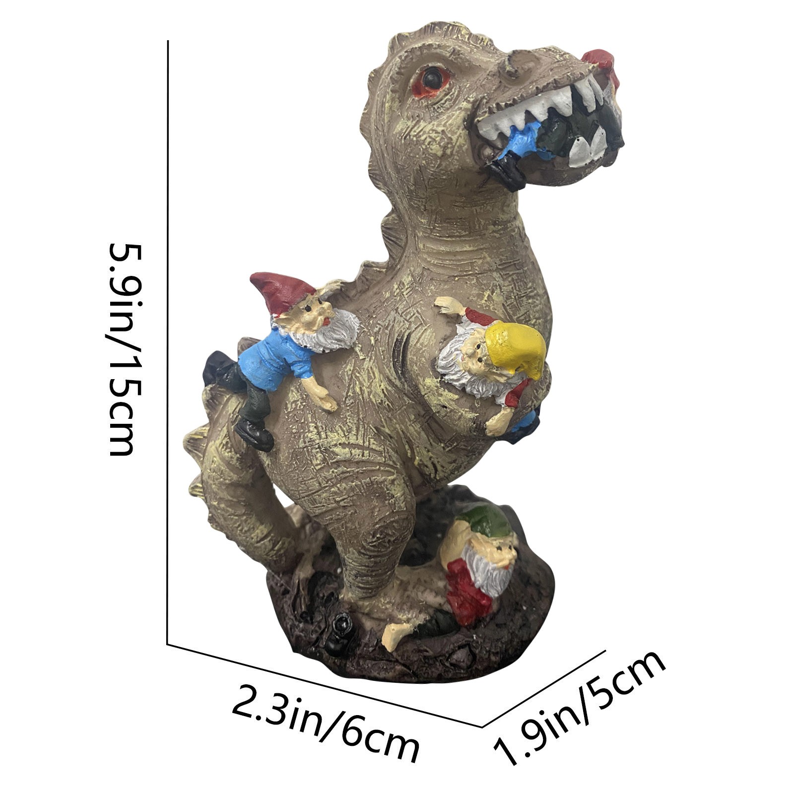 Mischievous Dinosaur Garden Ea - Resin Art And Decor ulasan dan harga