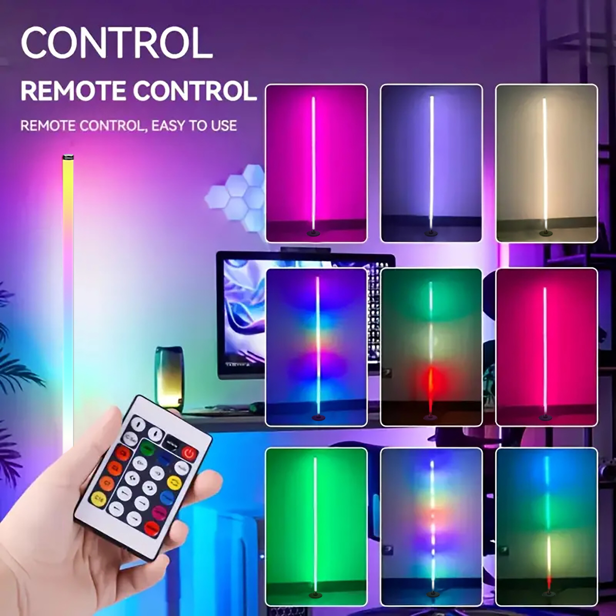 The RGB colorful floor lamps f - Resin Art Floor ulasan dan harga