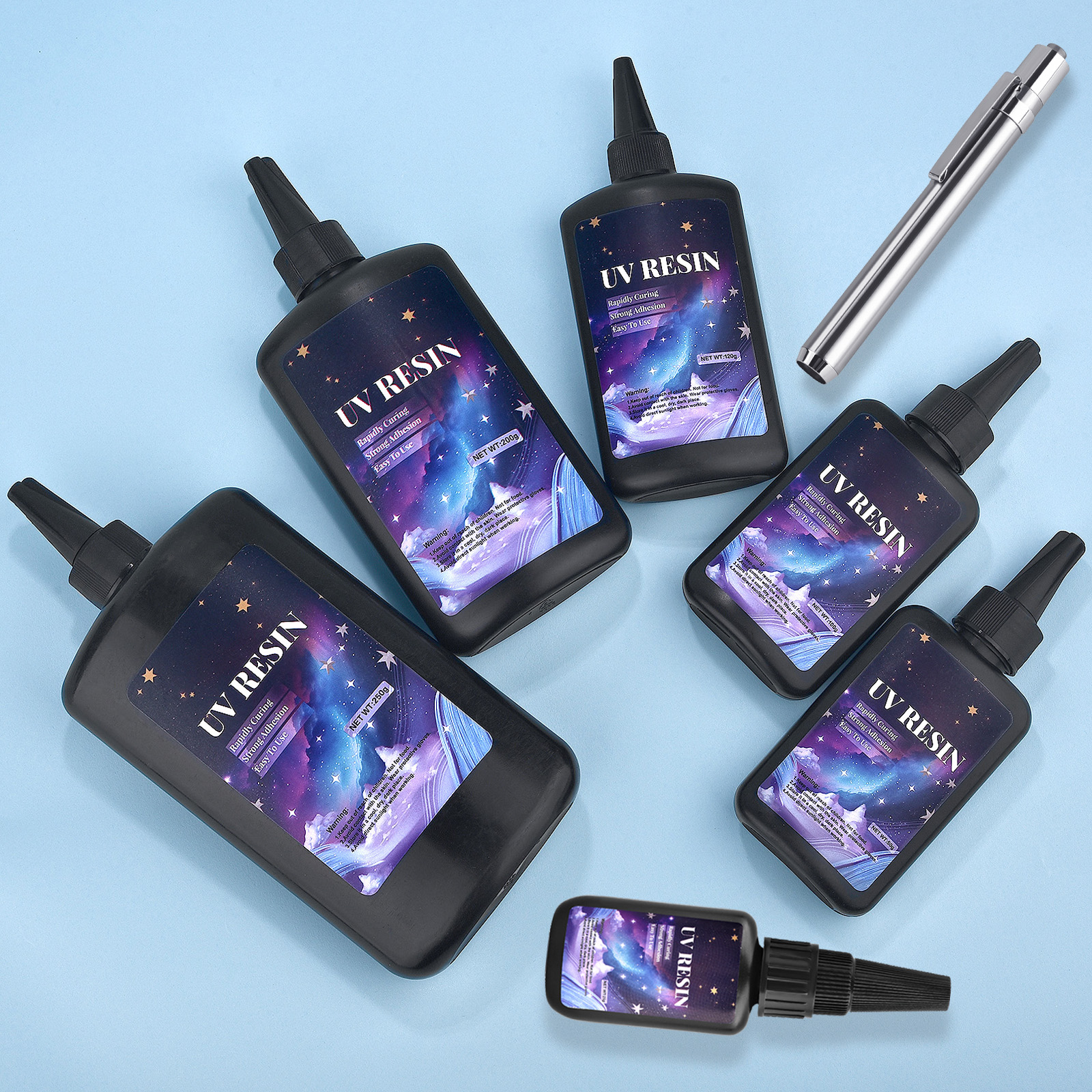 25/50/100/120/200/250g UV Fix  - Uv Resin Clear Hard ulasan dan harga
