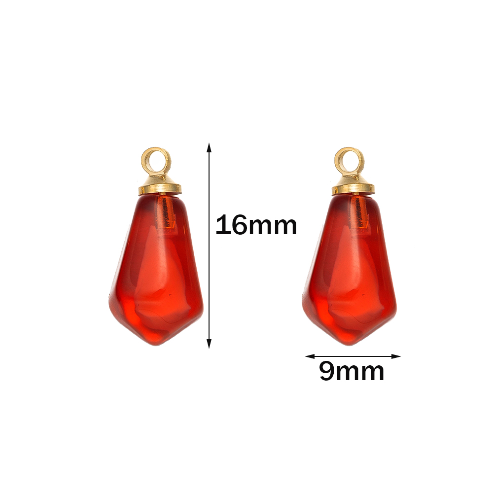 10Pcs Resin Pomegranate Seed F - Resin Art Pendant ulasan dan harga