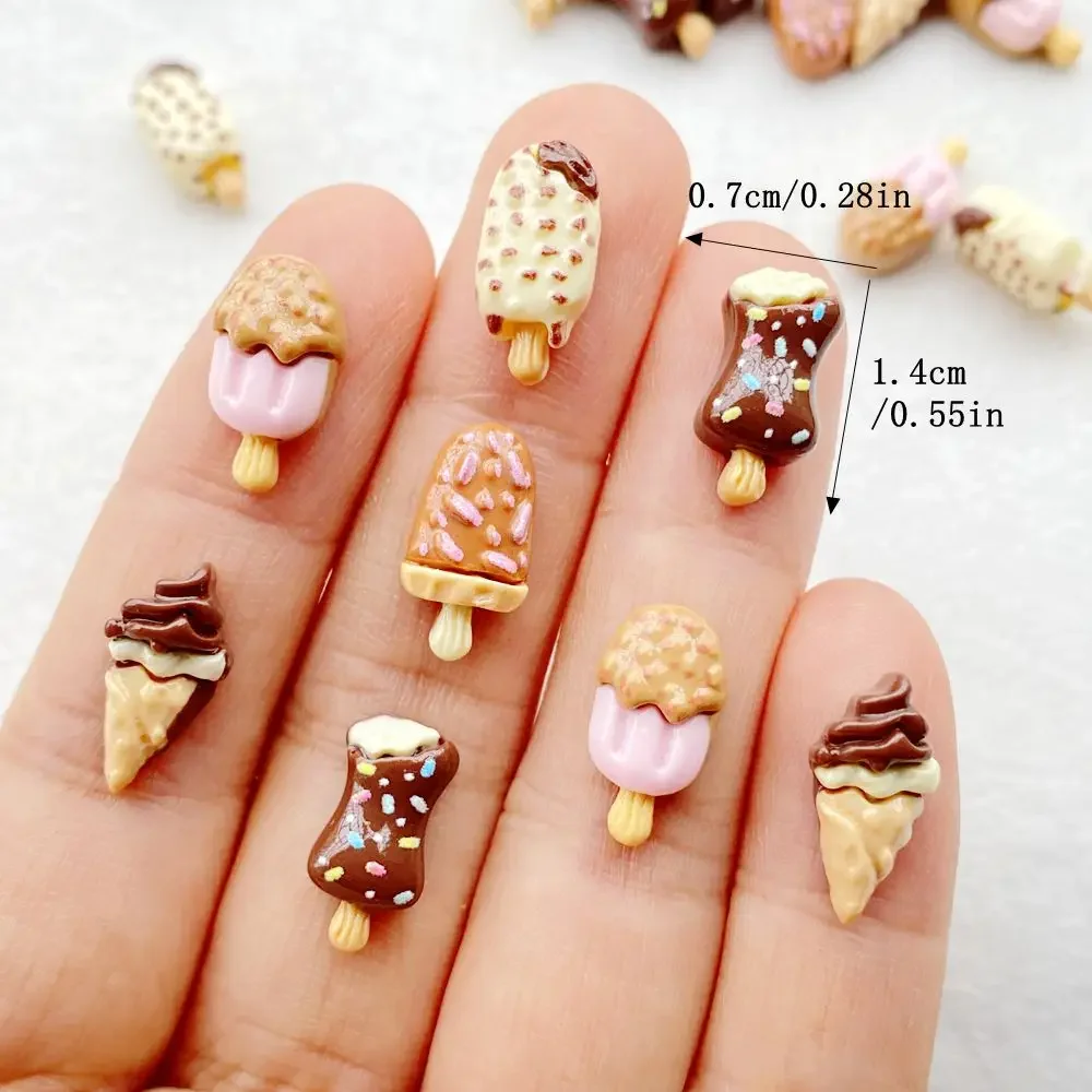 30Pcs Resin Chocolate Popsicle - Resin Art And Design ulasan dan harga