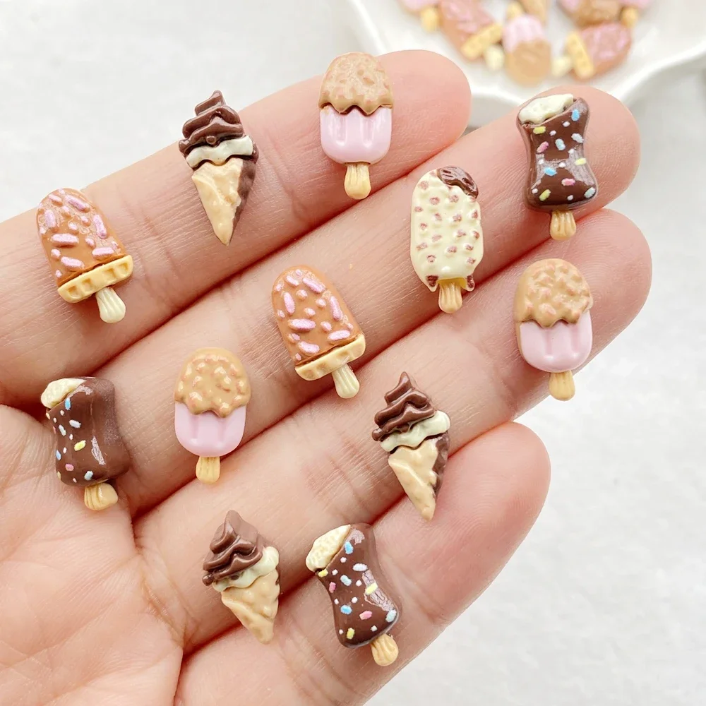 30Pcs Resin Chocolate Popsicle - Resin Art And Design ulasan dan harga