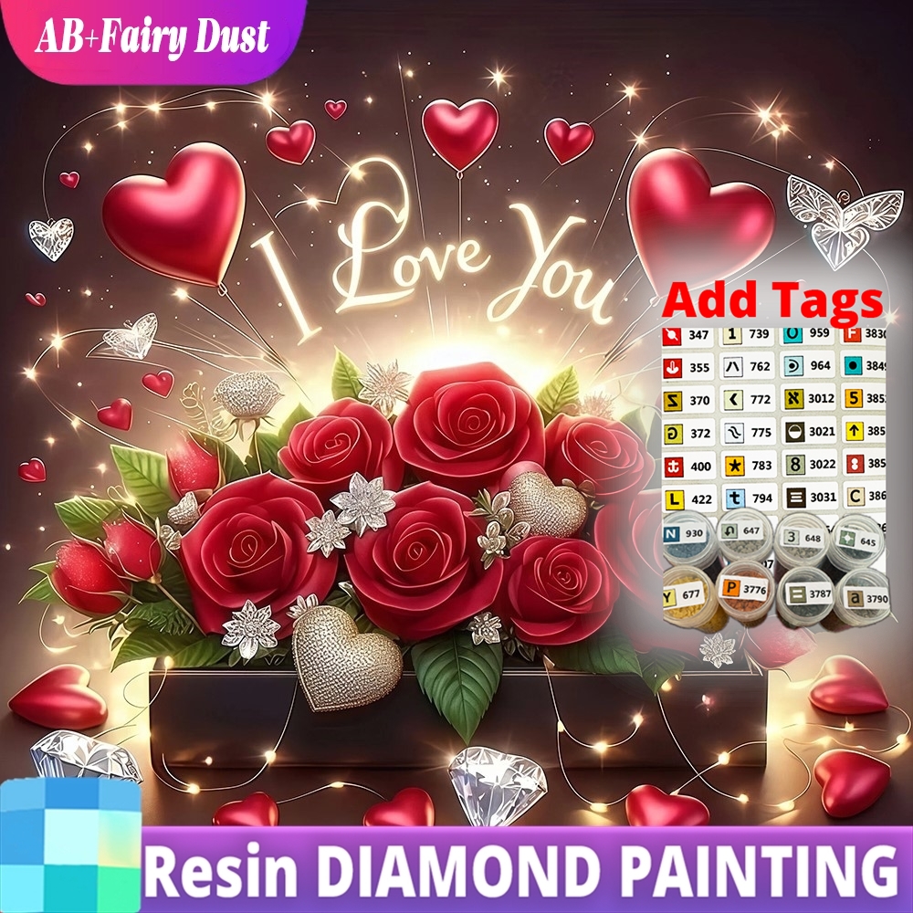 Resin Fairy Dust AB Diamond Pa - Resin Art For Rose ulasan dan harga