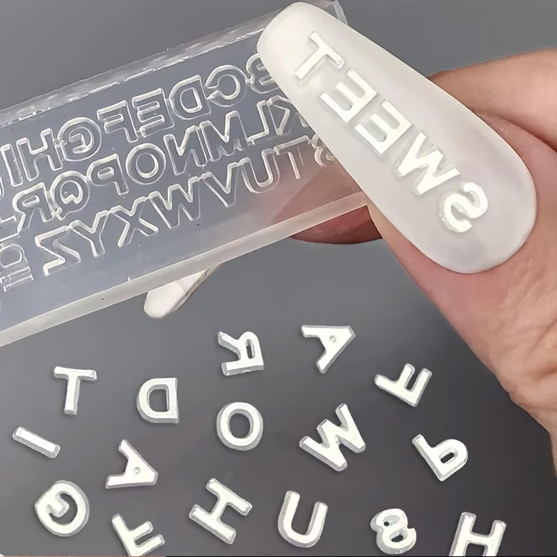 3D A-Z Letter & 0-9 Number Nai - Resin Art Zone ulasan dan harga