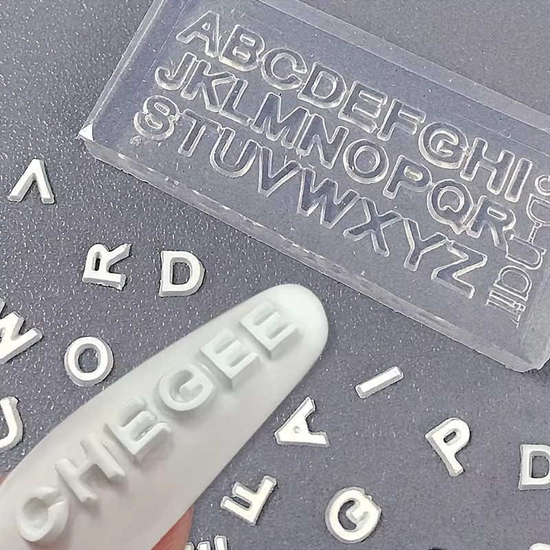3D A-Z Letter & 0-9 Number Nai - Resin Art Zone ulasan dan harga