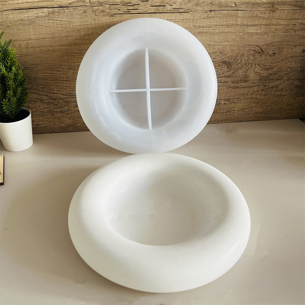 Large Round Dish Concrete Ceme - Resin Art Table ulasan dan harga