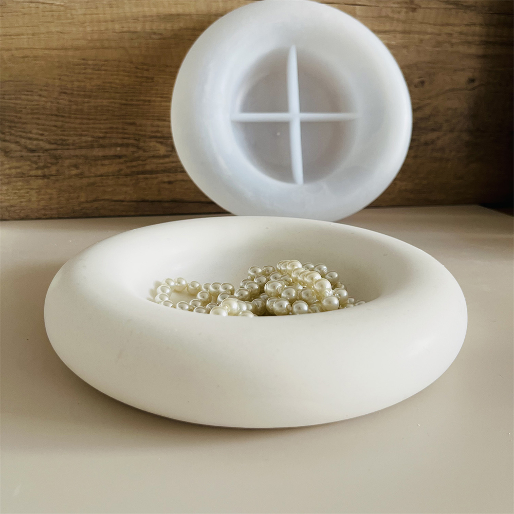 Large Round Dish Concrete Ceme - Resin Art Table ulasan dan harga