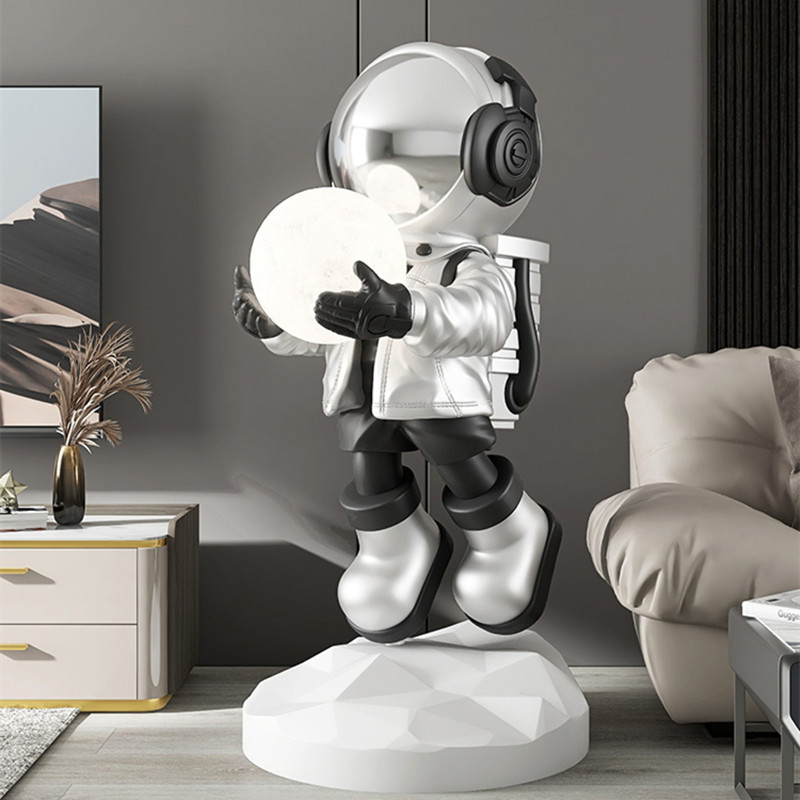 Astronaut floor lamp Decor Sta - Resin Art On Floor ulasan dan harga