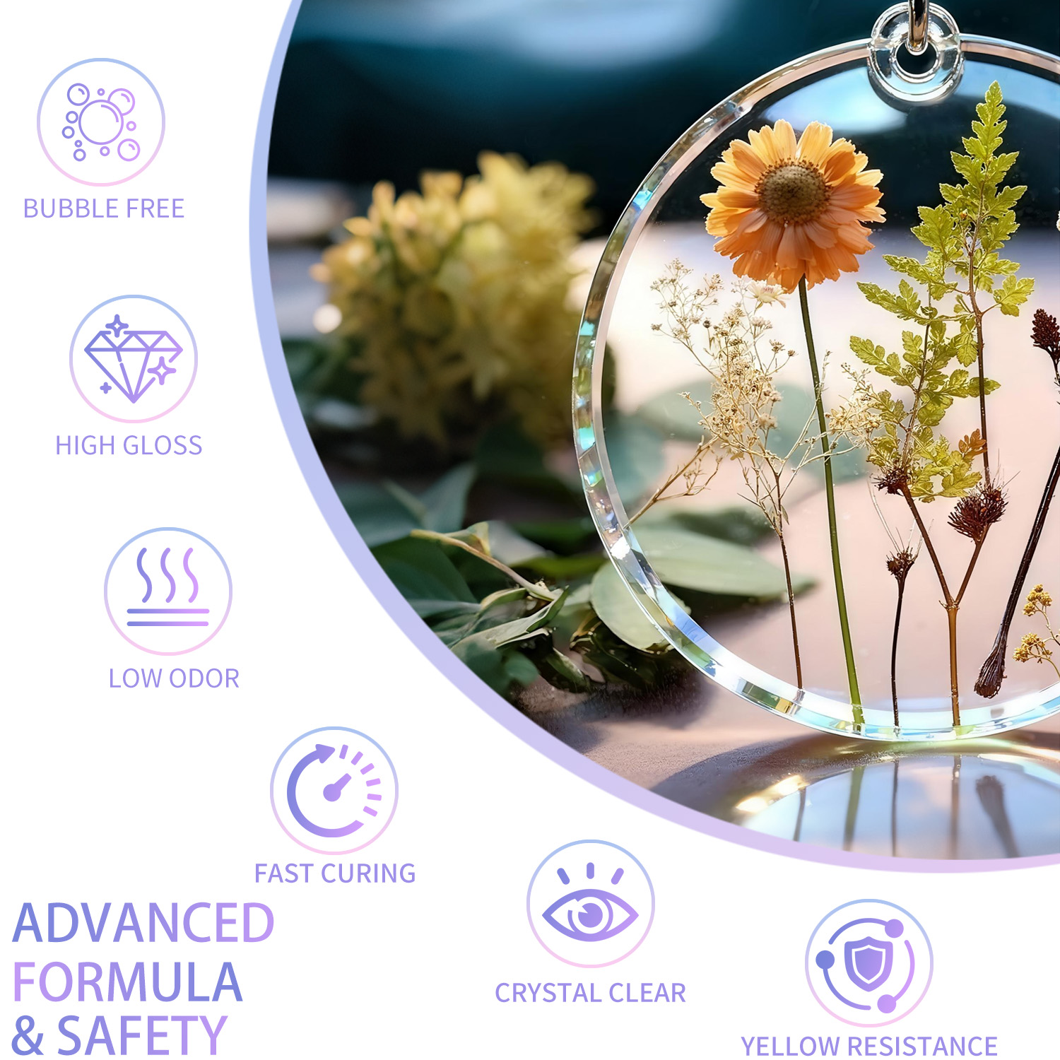 200g UV Resin Crystal Clear Ha - Uv Resin Clear Hard ulasan dan harga