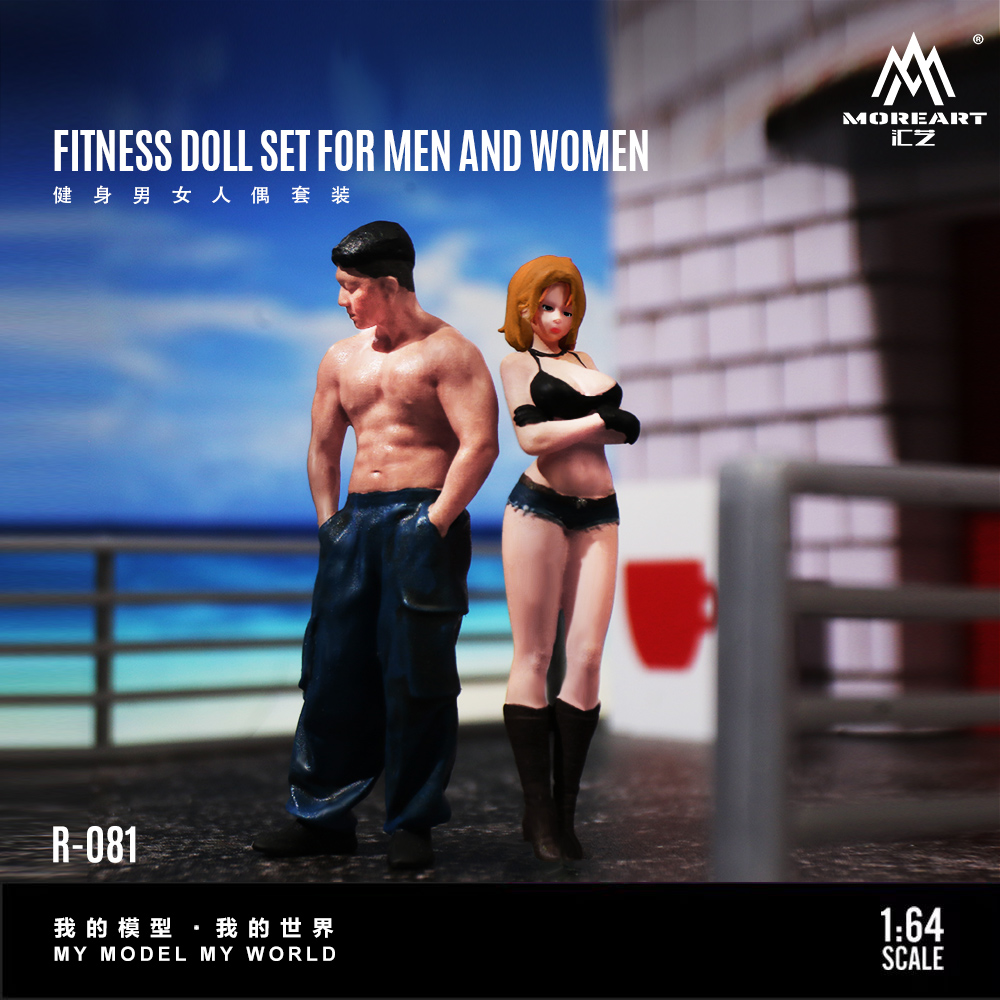More Art 1:64 Fitness Male and - Resin Art And Decor ulasan dan harga