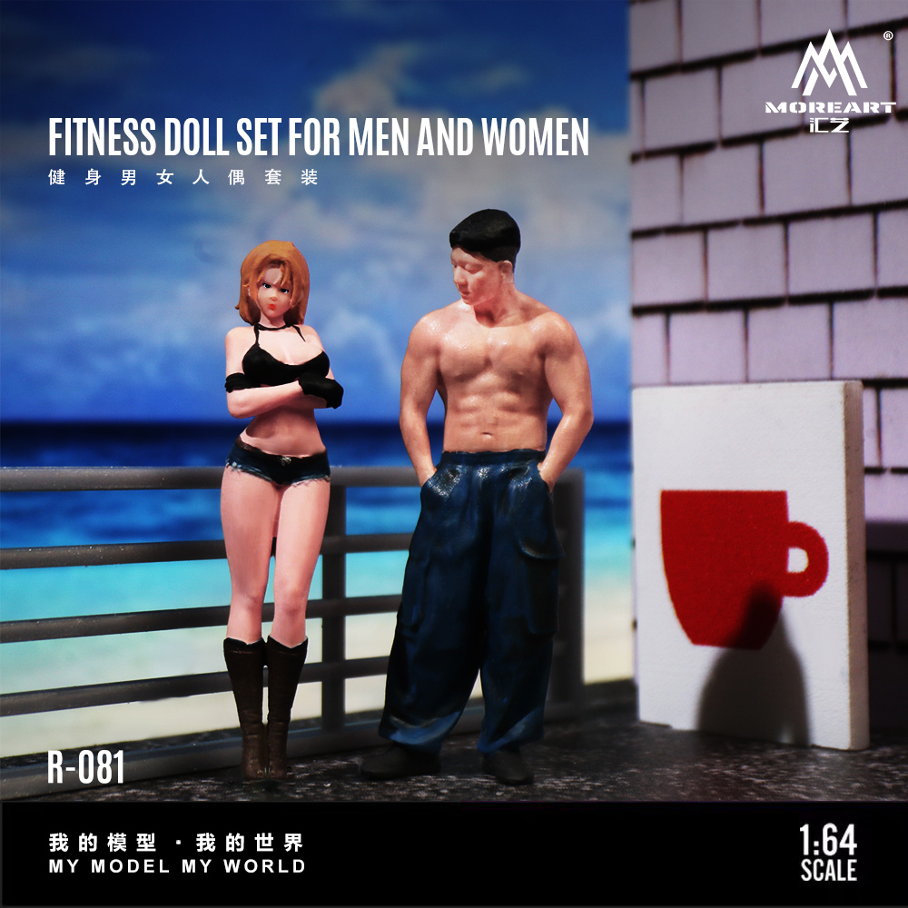 More Art 1:64 Fitness Male and - Resin Art And Decor ulasan dan harga