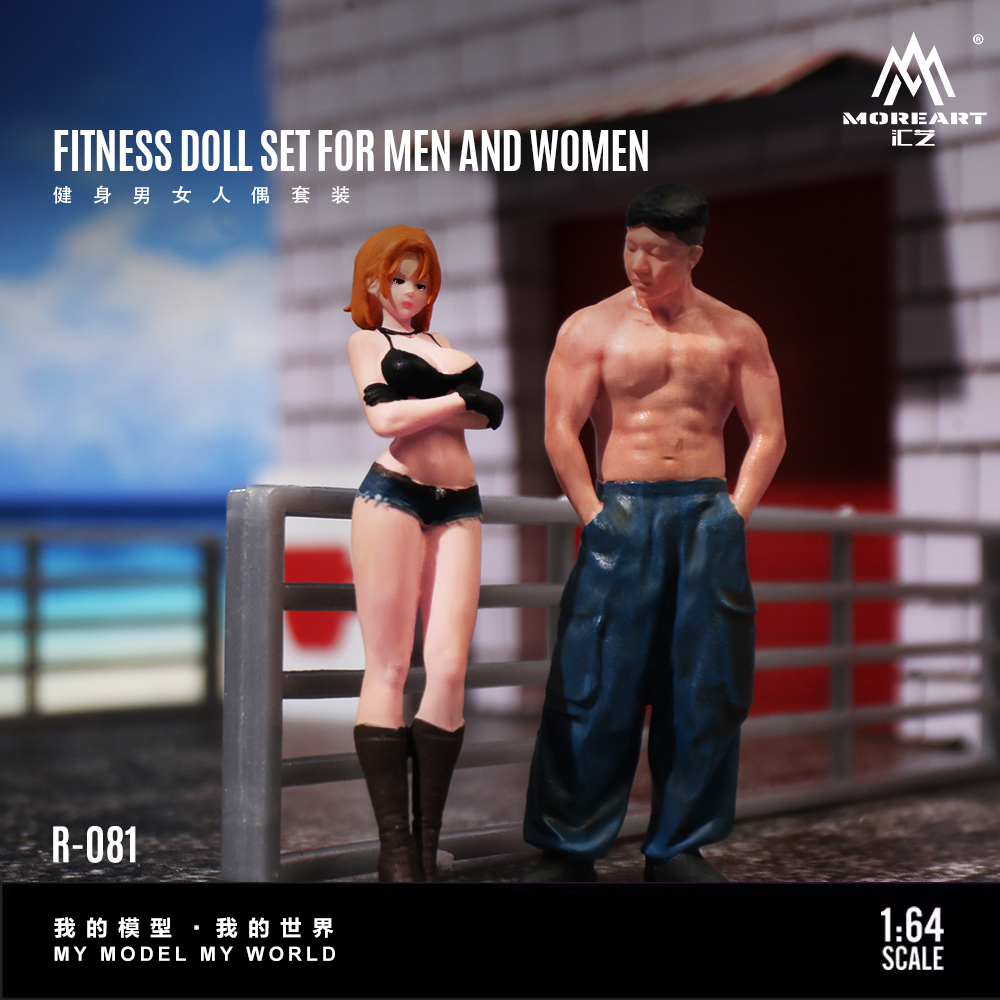 More Art 1:64 Fitness Male and - Resin Art And Decor ulasan dan harga