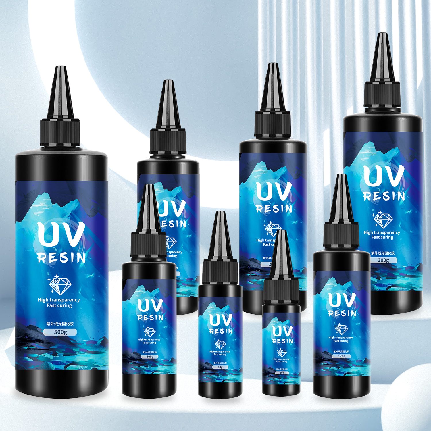 30-1000g Rare Uv Resin Glue Hi - Uv Resin Clear Hard ulasan dan harga
