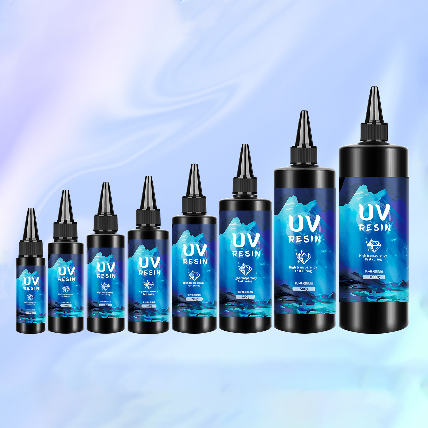 30-1000g Rare Uv Resin Glue Hi - Uv Resin Clear Hard ulasan dan harga