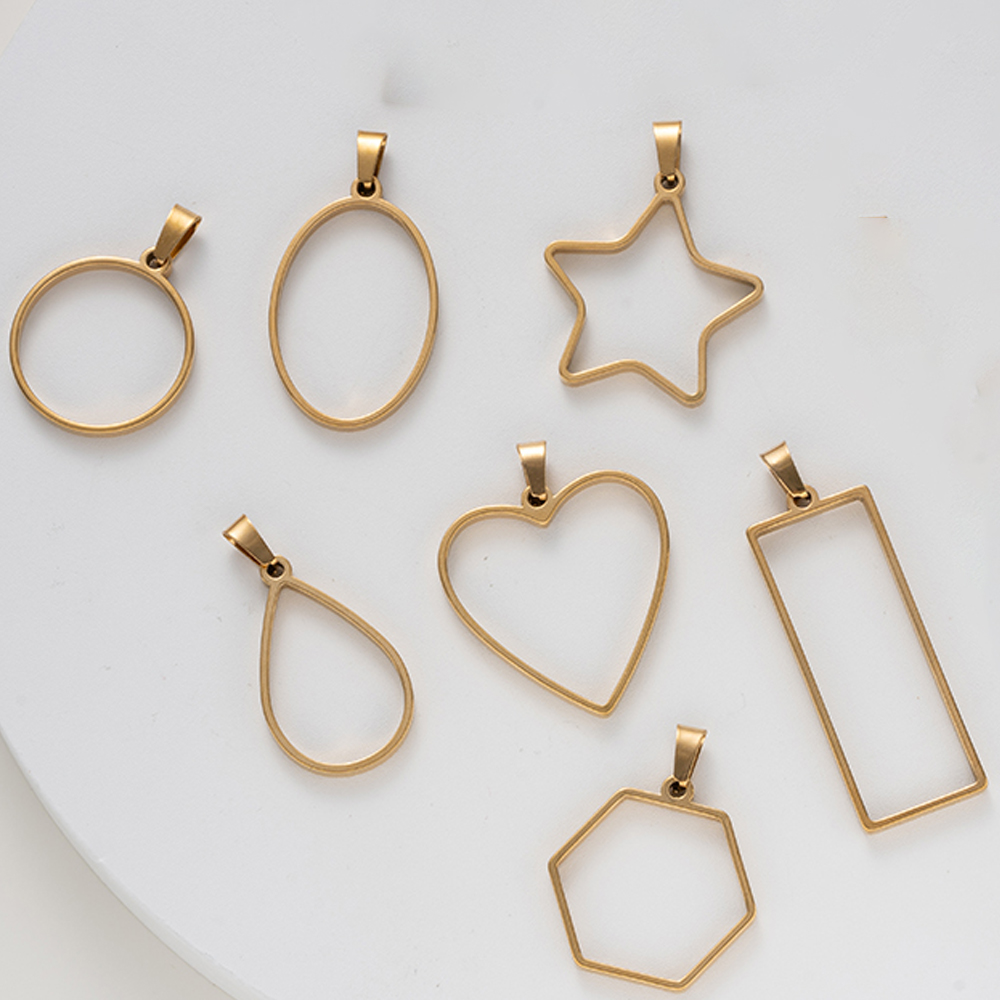5pcs Stainless Steel Open Back - Resin Art Guide ulasan dan harga