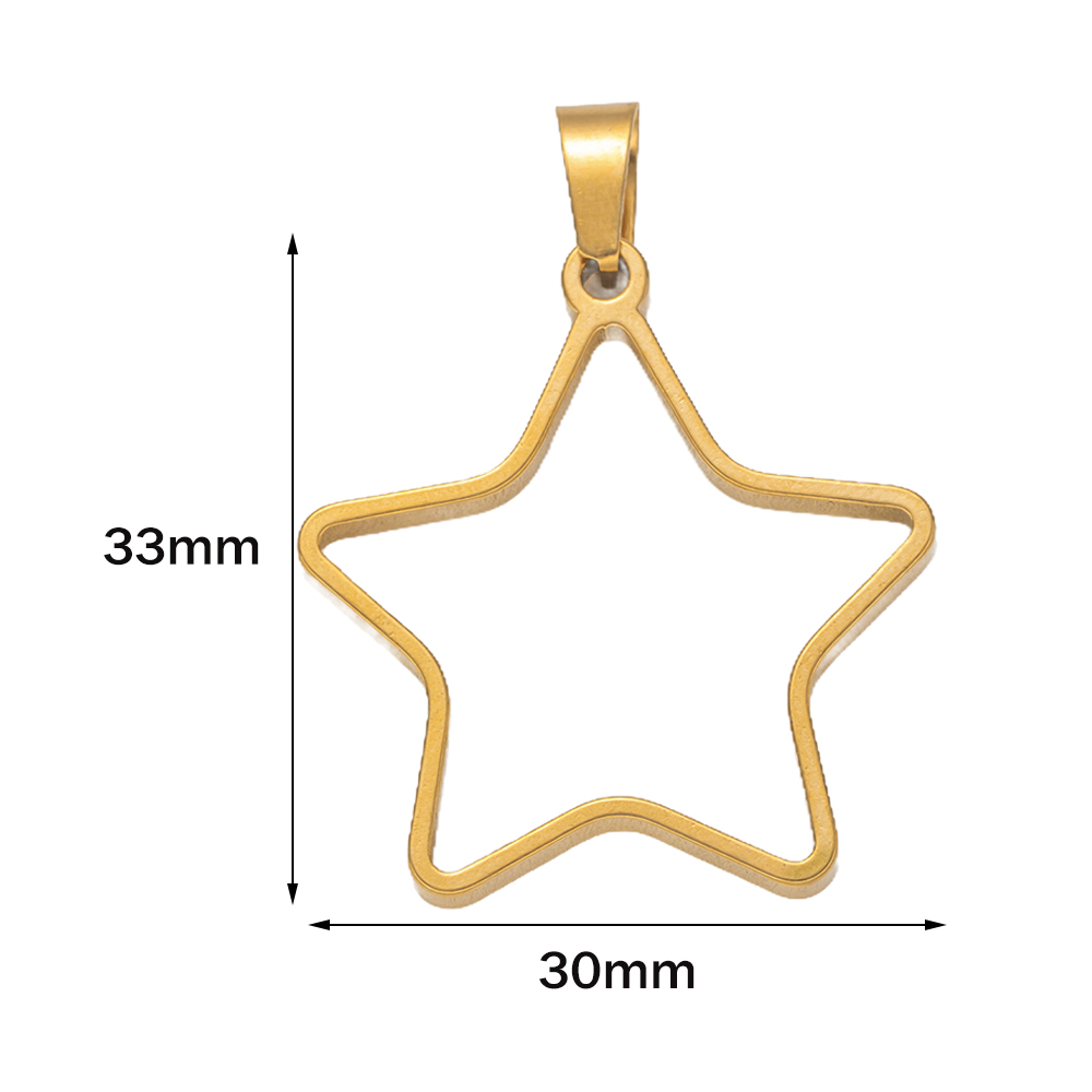 5pcs Stainless Steel Open Back - Resin Art Guide ulasan dan harga