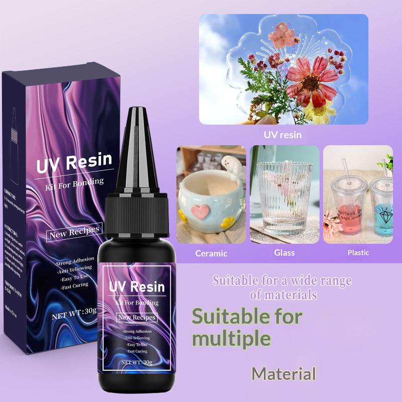 20g/30g/50g UV Epoxy Resin Glu - Uv Resin Clear Hard ulasan dan harga