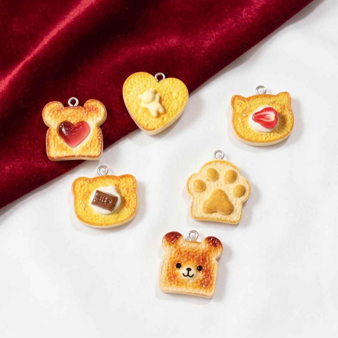 10pcs Resin Plastic Bread Pend - Resin Art And Decor ulasan dan harga