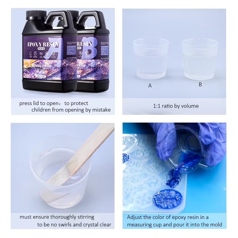 Easy Mix 1:1 Epoxy Resin Kit C - Uv Resin Clear Hard ulasan dan harga