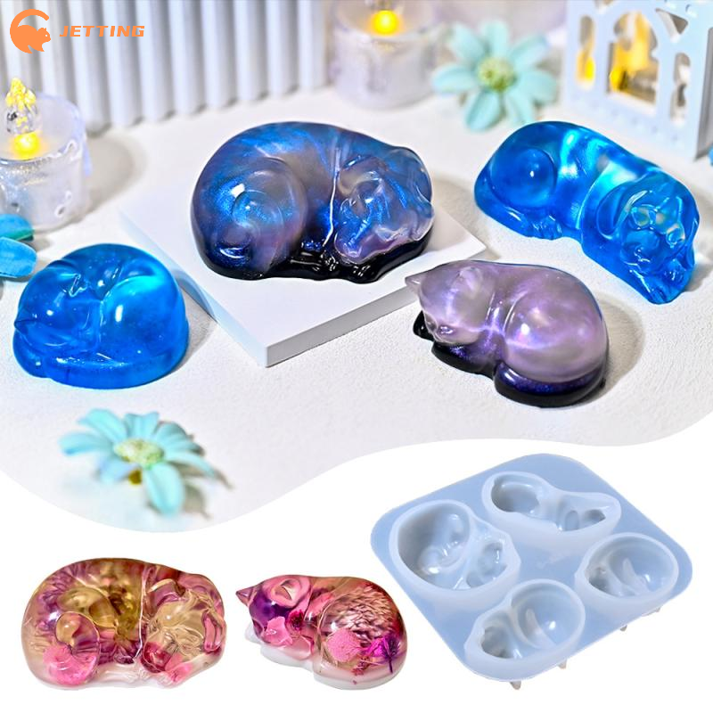 1PCS Sleeping Cat Dog Ornament - Resin Art Guide ulasan dan harga