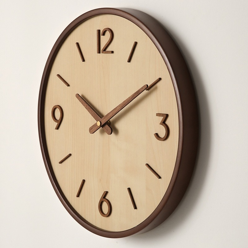 Modern Wooden Silent Art Wall  - Resin Art Watch ulasan dan harga