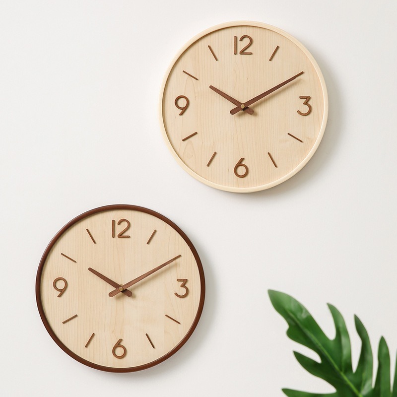 Modern Wooden Silent Art Wall  - Resin Art Watch ulasan dan harga