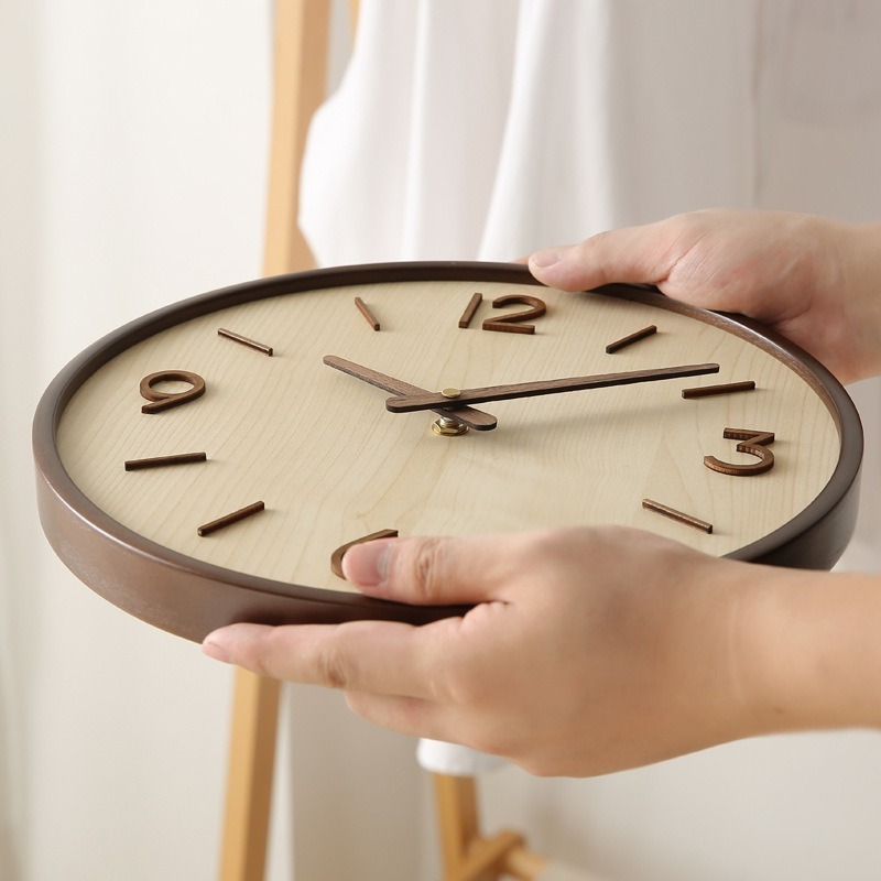 Modern Wooden Silent Art Wall  - Resin Art Watch ulasan dan harga