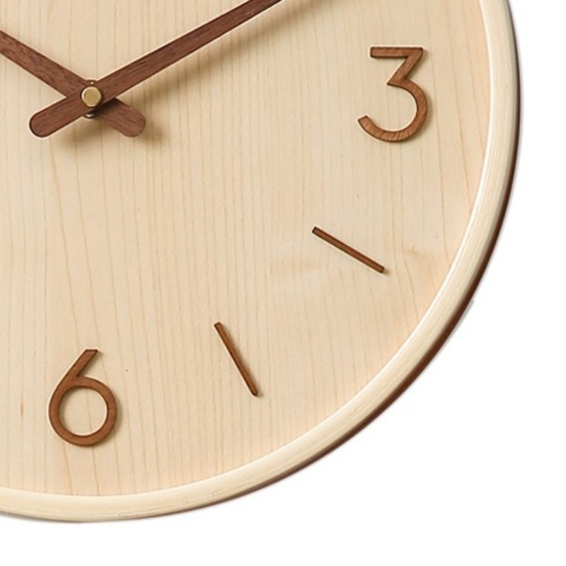 Modern Wooden Silent Art Wall  - Resin Art Watch ulasan dan harga