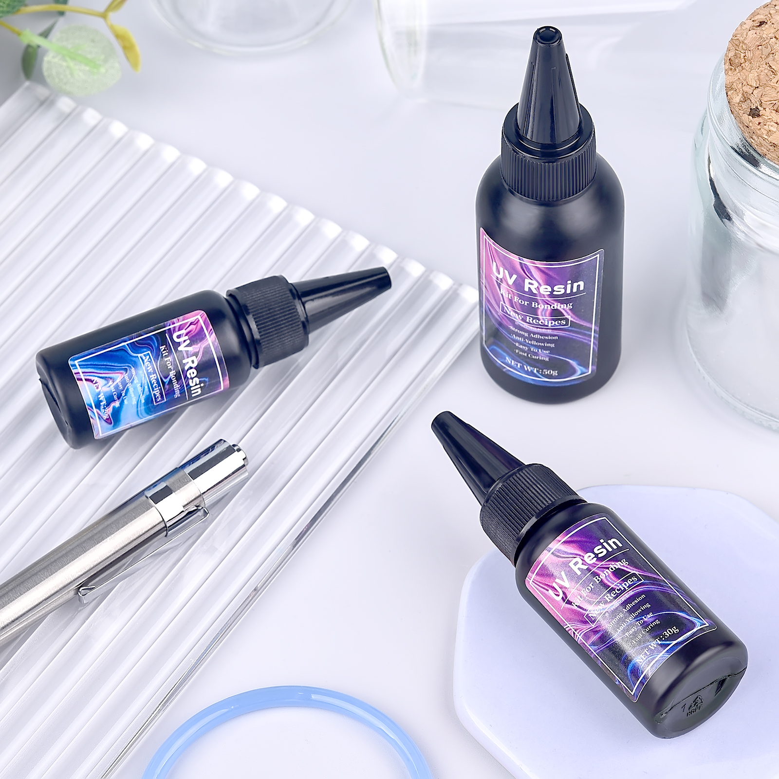 UV Bonding Welding Glue Super  - Uv Resin Clear Hard ulasan dan harga