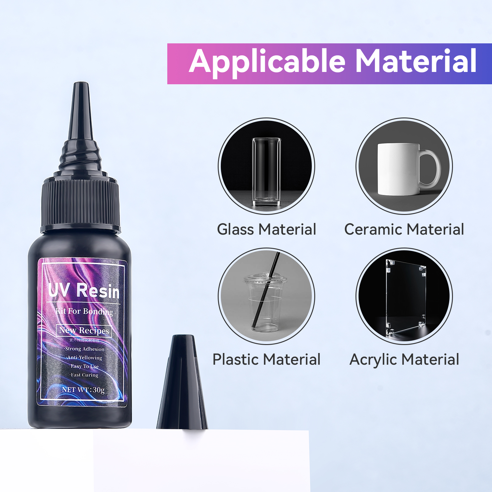 UV Bonding Welding Glue Super  - Uv Resin Clear Hard ulasan dan harga