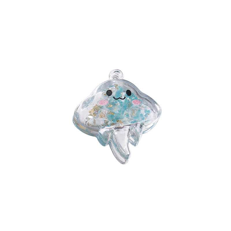 10Pcs Luminous Manta rays Resi - Resin Art Pendant ulasan dan harga