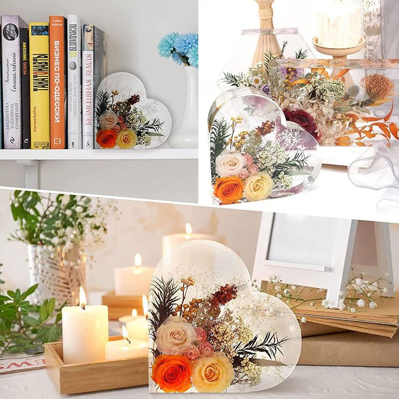 Large Heart Epoxy Resin Mold F - Resin Art Guide ulasan dan harga