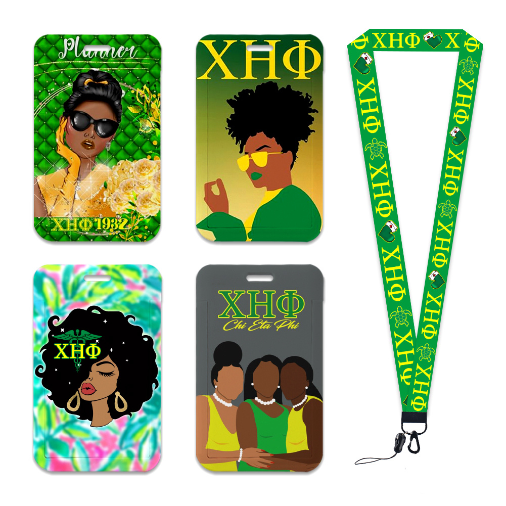 Chi Eta Phi Sorority Work Card - Resin Art Name ulasan dan harga