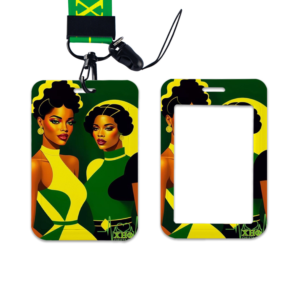 Chi Eta Phi Sorority Work Card - Resin Art Name ulasan dan harga