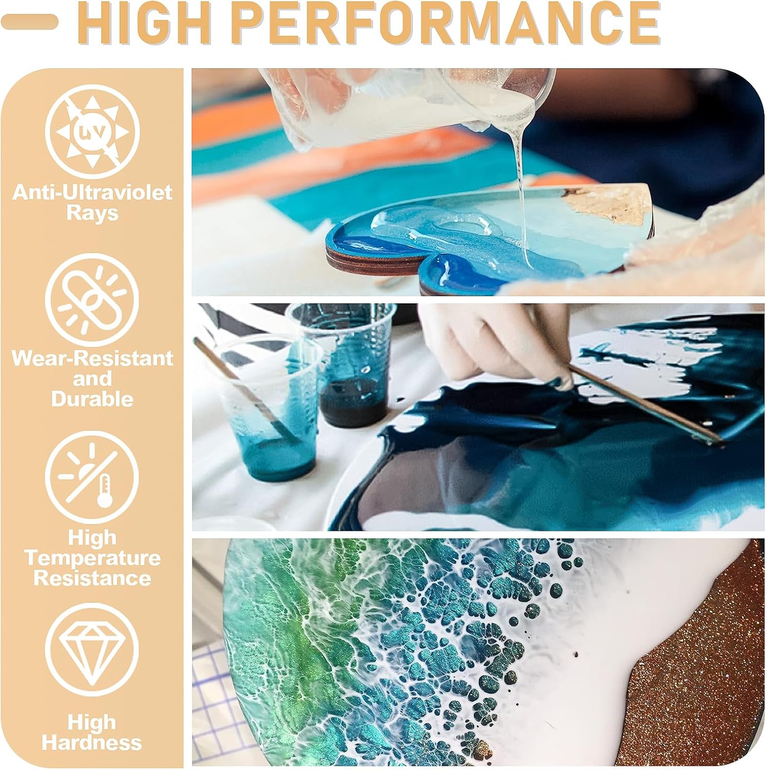17.6oz/33.8oz AB Resin Epoxy G - Resin Art And Jewelry ulasan dan harga