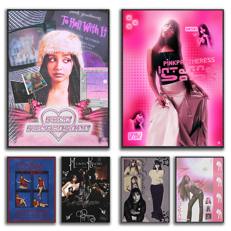 Pop Singer Pink P-Pantheress V - Resin Art Aesthetic ulasan dan harga