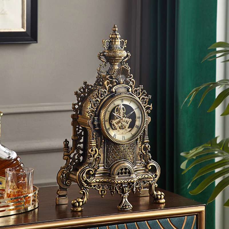 Large Creative Retro Table clo - Resin Art Clock ulasan dan harga