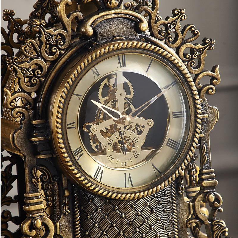 Large Creative Retro Table clo - Resin Art Clock ulasan dan harga