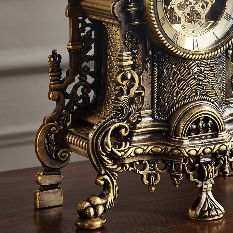 Large Creative Retro Table clo - Resin Art Clock ulasan dan harga