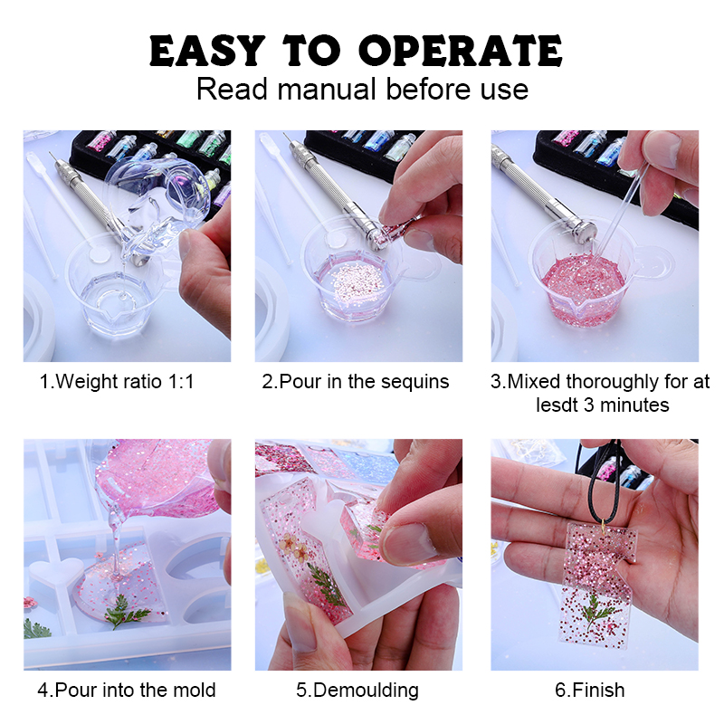 Epoxy Resin Silicone Molds Sta - Resin Art Necklace ulasan dan harga