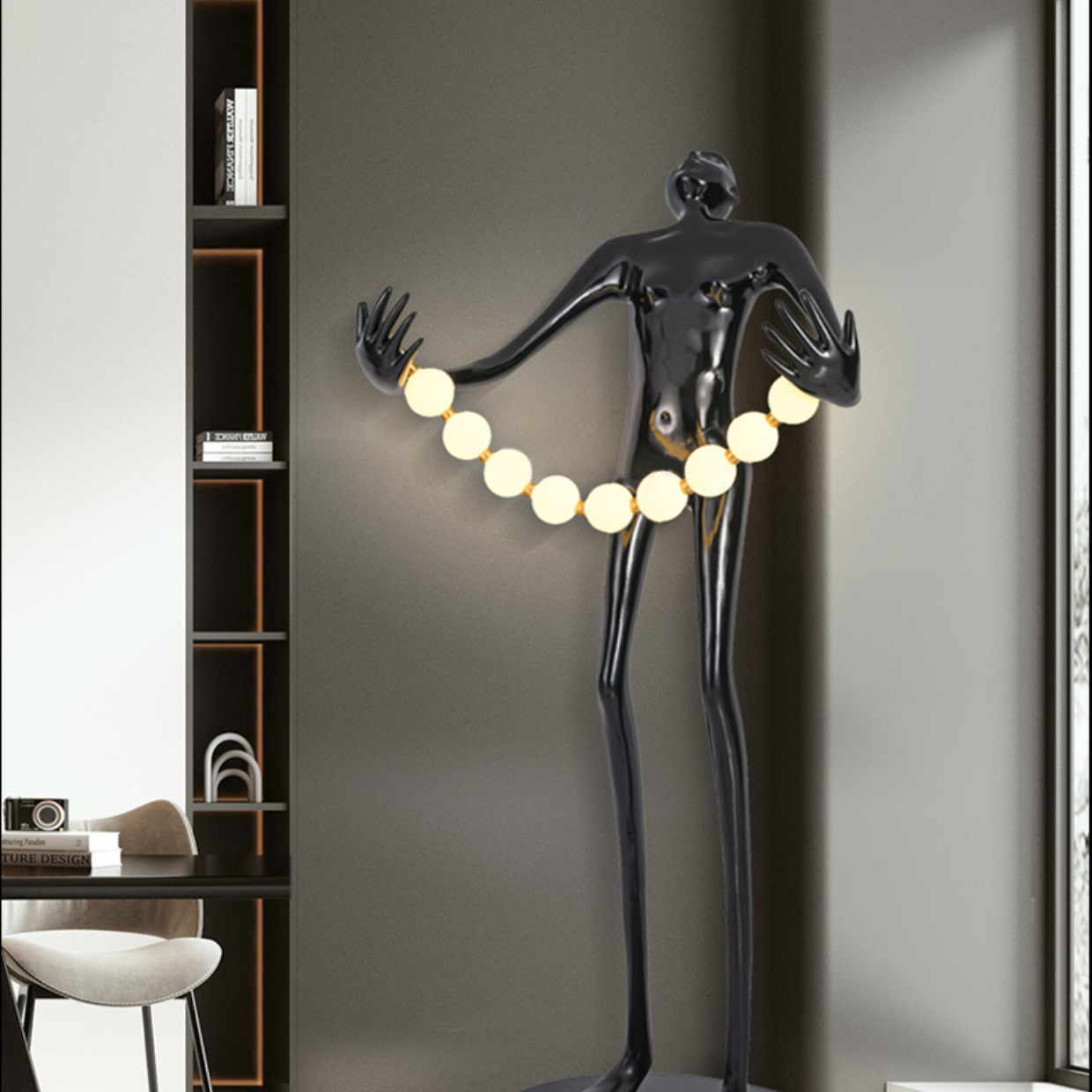 Statue Character Floor Lamp Ar - Resin Art Floor ulasan dan harga