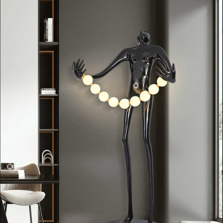 Statue Character Floor Lamp Ar - Resin Art Floor ulasan dan harga