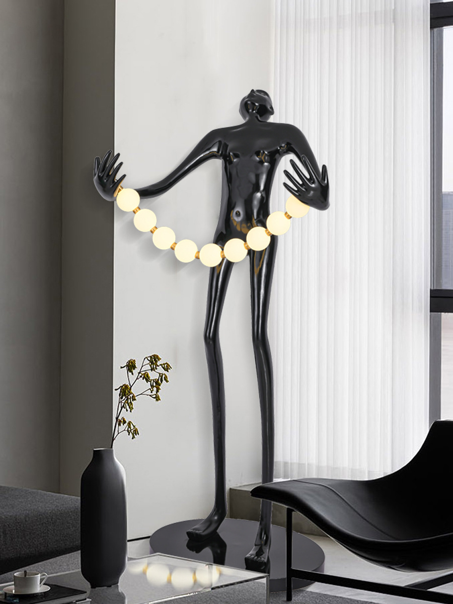 Statue Character Floor Lamp Ar - Resin Art Floor ulasan dan harga