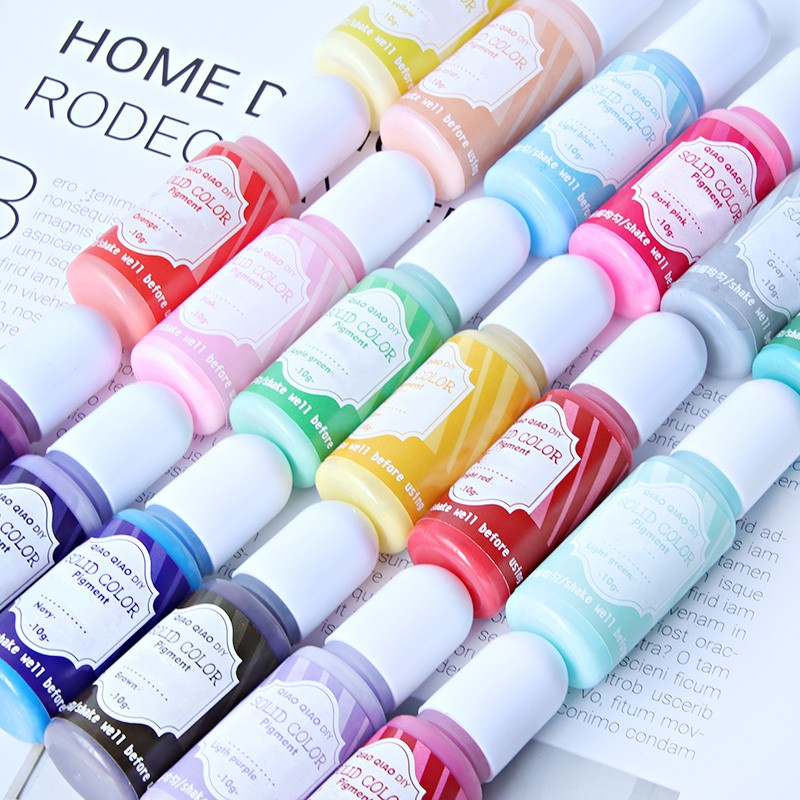 Wholesale 18 vibrant liquid pi - Resin Art And Jewelry ulasan dan harga