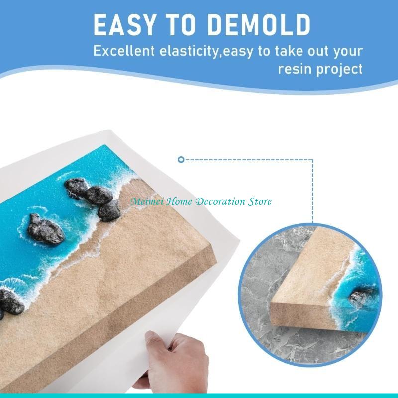 H7BF Large Silicone Mould for  - Resin Art Table ulasan dan harga