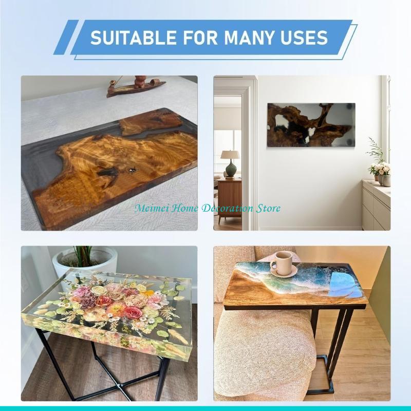 H7BF Large Silicone Mould for  - Resin Art Table ulasan dan harga