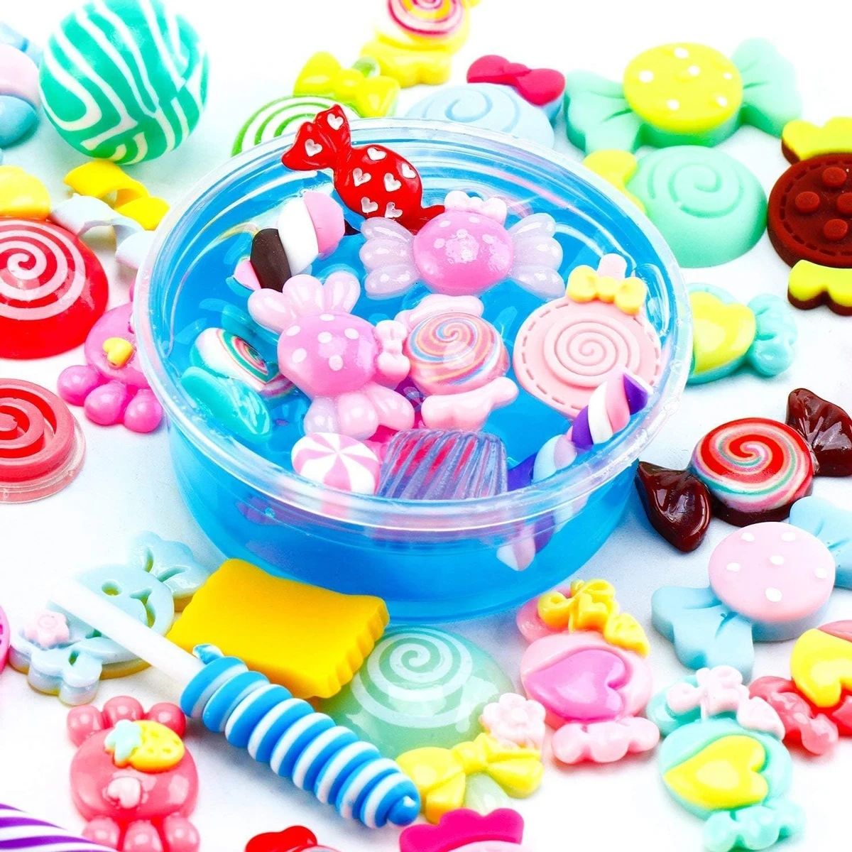 30pcs Random Candy Slime Charm - Resin Art Supplies ulasan dan harga